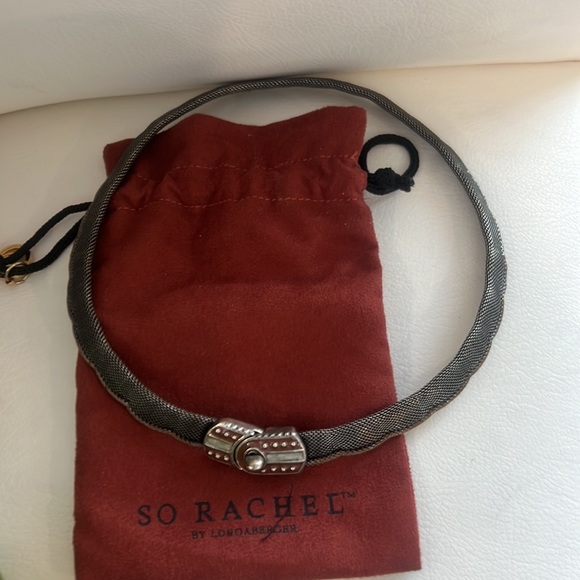 Longaberger So Rachel Scalloped Mesh Necklace - Picture 8 of 8